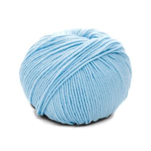Kit tricot débutant acheter pelote laine merinos bleu ciel