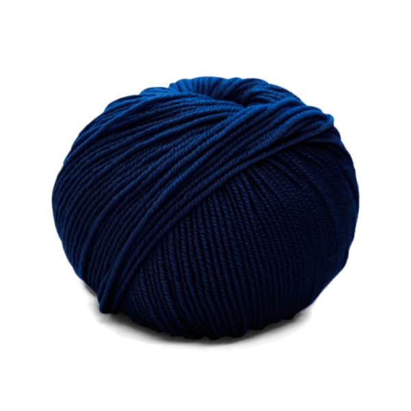 Kit tricot débutant acheter pelote laine merinos bleu marine