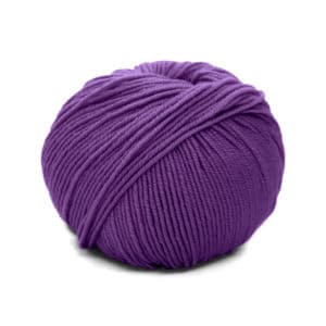 Kit tricot débutant acheter pelote laine merinos violet